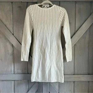 Princess Polly LEON MINI dress bodycon open back textured knit ribbed‎ stretch